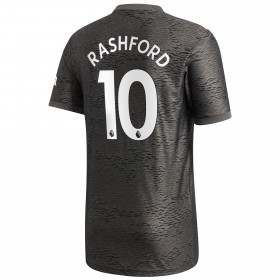 Camisolas de futebol Manchester United Marcus Rashford 10 Equipamento Alternativa 2020/21 Manga Curta